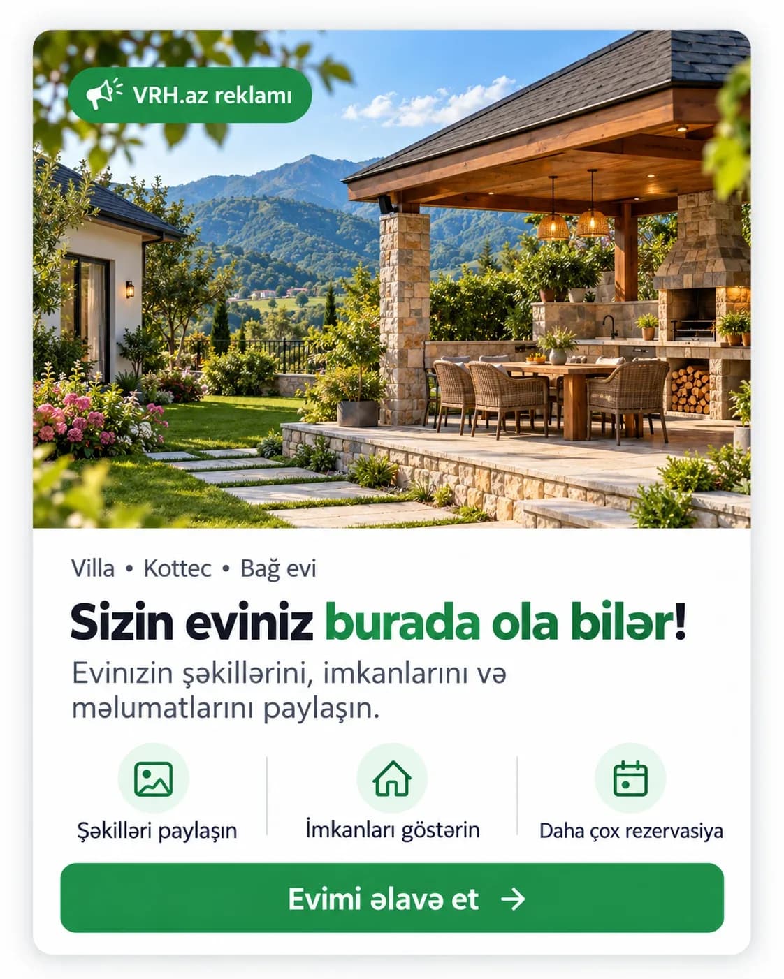 Sizin eviniz burada ola bilər!